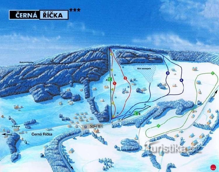 Skigebiet Desná: Skigebiet Desná