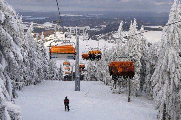 skidområdet Klinovec