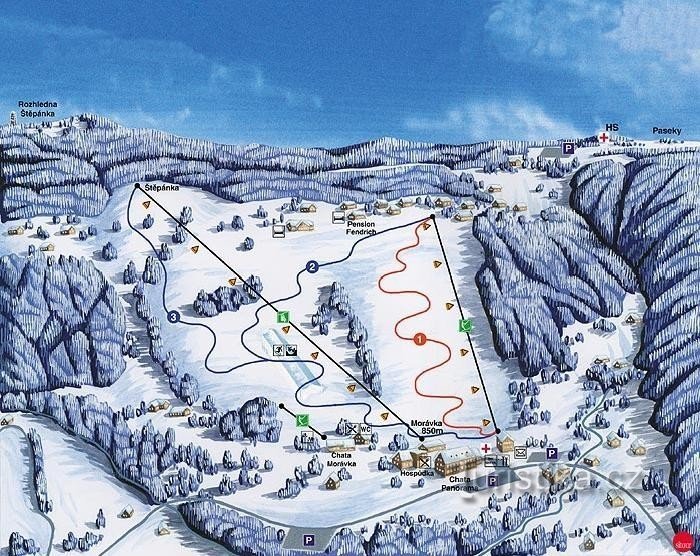 teren narciarski Kořenov: teren narciarski Kořenov
