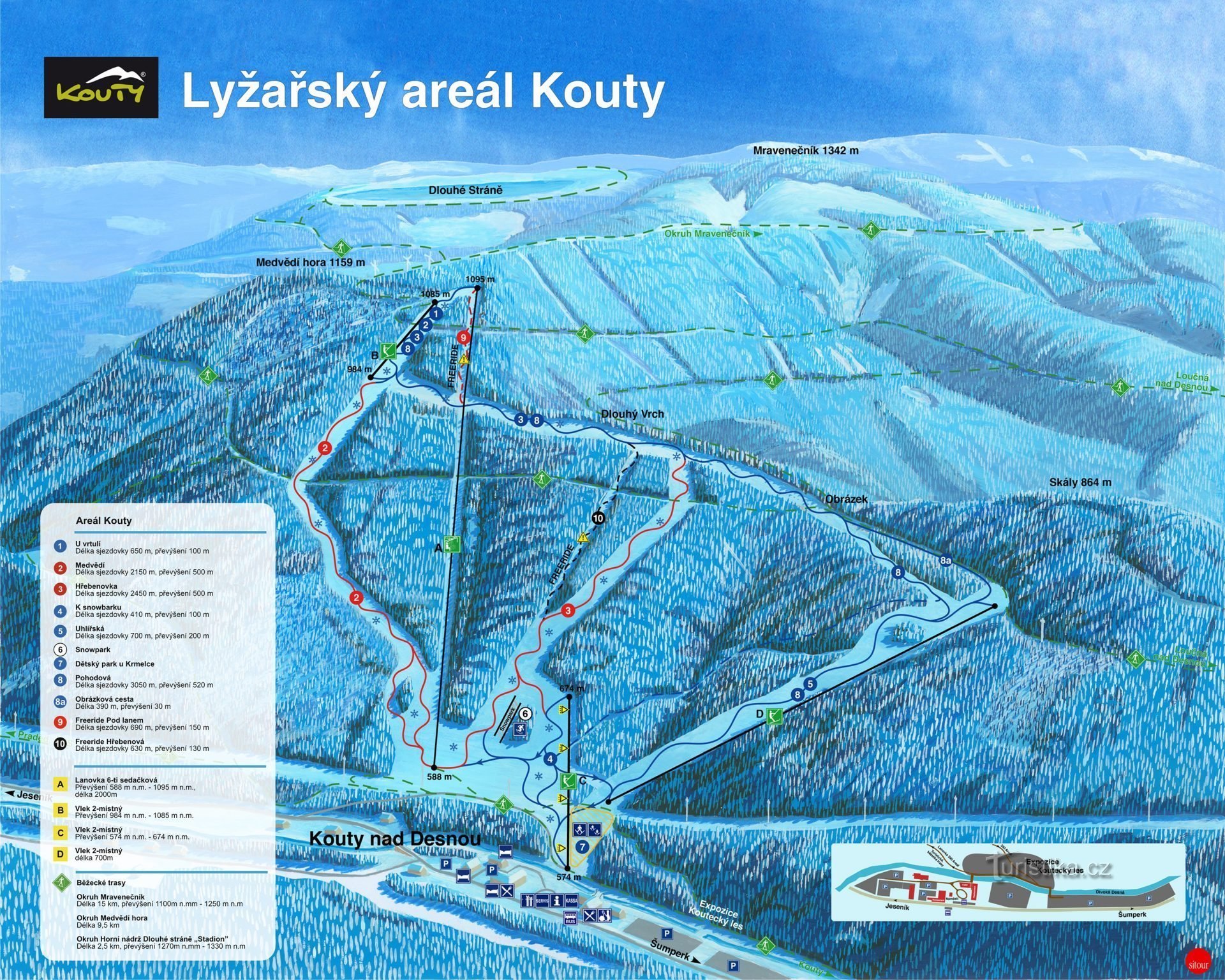 Estação de esqui Kouty nad Desnou