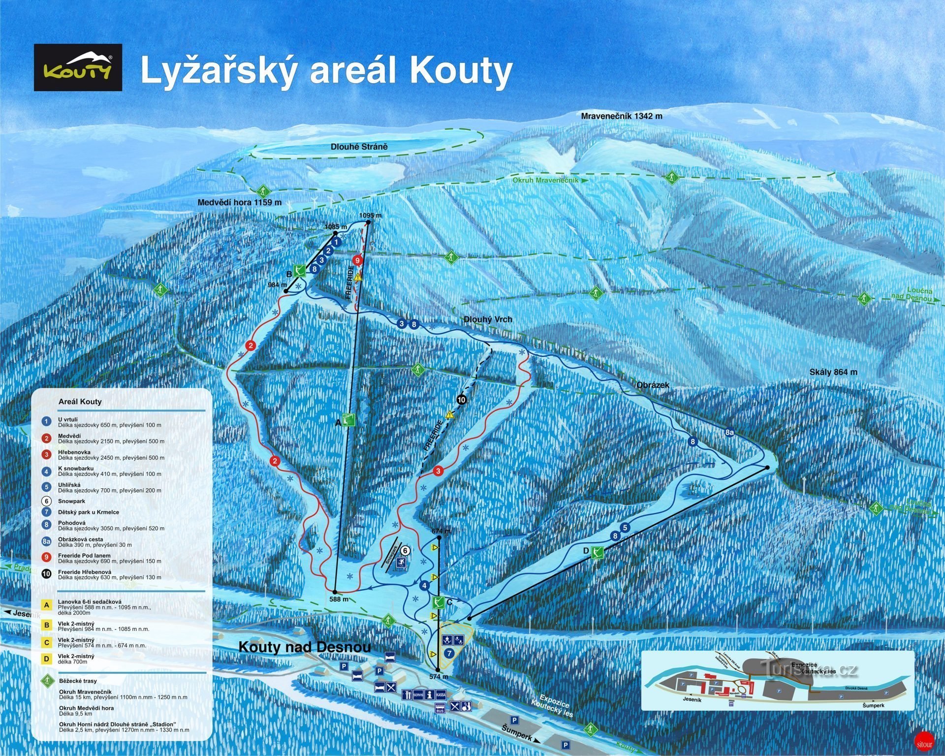 Ski areál Kouty nad Desnou