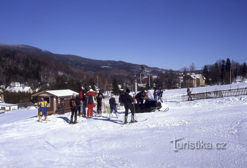 Skigebied Lipová Lázně - Lázeňský vrch