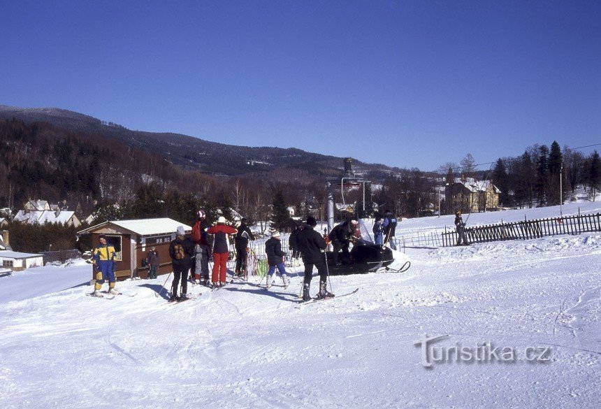 Stațiunea de schi Lipová Lázně - Lázeňský vrch