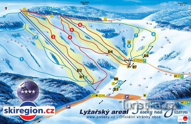 Ski areál Paseky nad Jizerou: Ski areál Paseky nad Jizerou