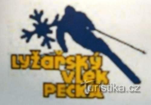 Ski areál Pecka (obr. použit z webu provozovatele www.peckasport.wz.cz/zima.html)