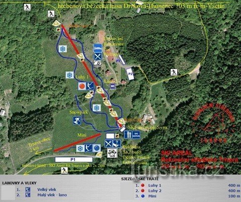 SKI AREÁL REKREAČNÍ STŘEDISKO TRNAVA-LUHY