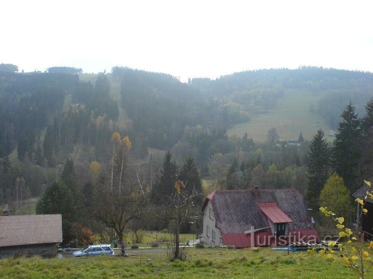 Skigebiet Šachty und Sklenařice