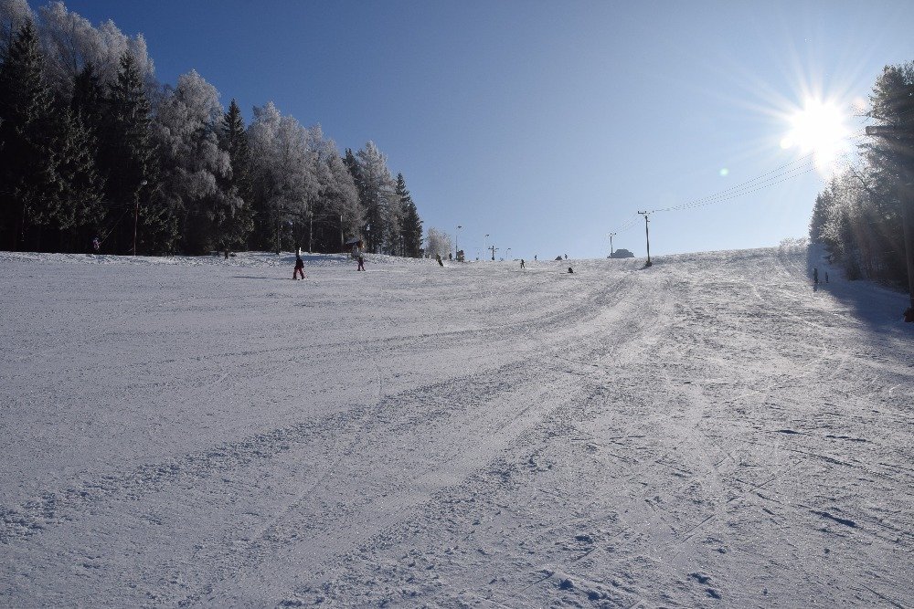 Stațiunea de schi Start Deštné în Orlické hory