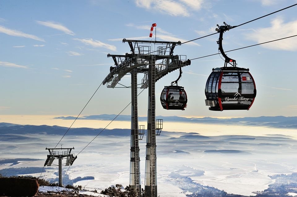 Skisportsstedet Tatranská Lomnica