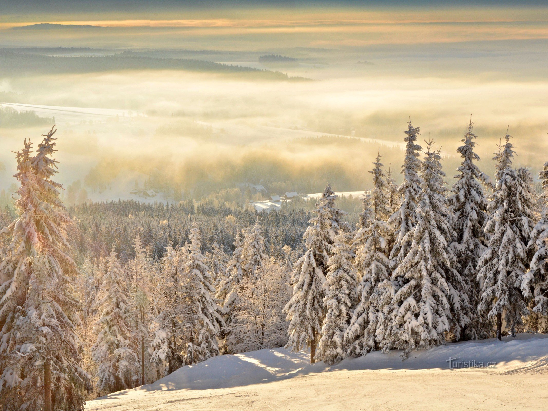 Skicentrum Říčky - een modern skigebied in het hart van het Adelaarsgebergte