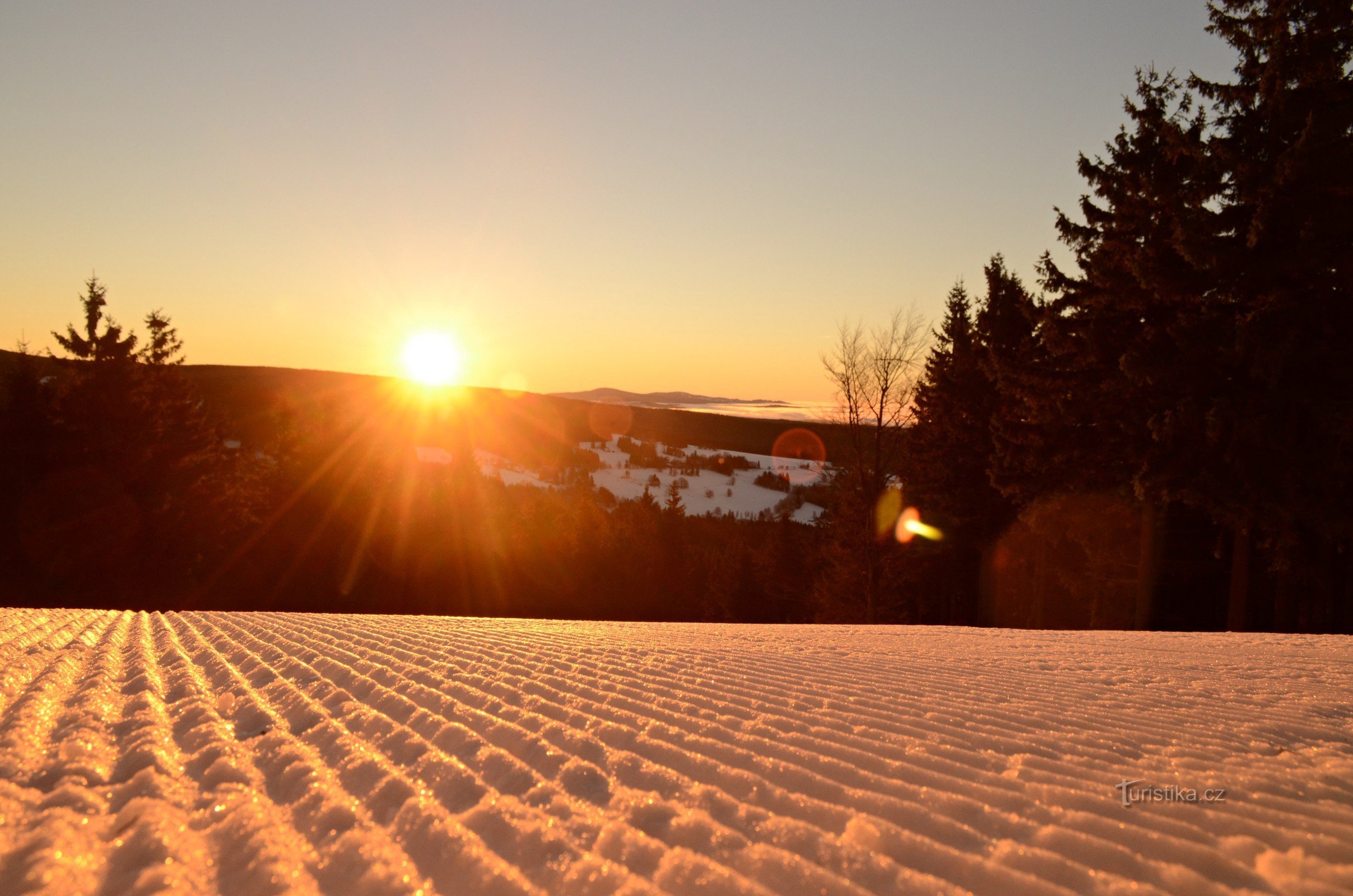 Centre de ski Říčky - une station de ski moderne au cœur des Montagnes de l'Aigle