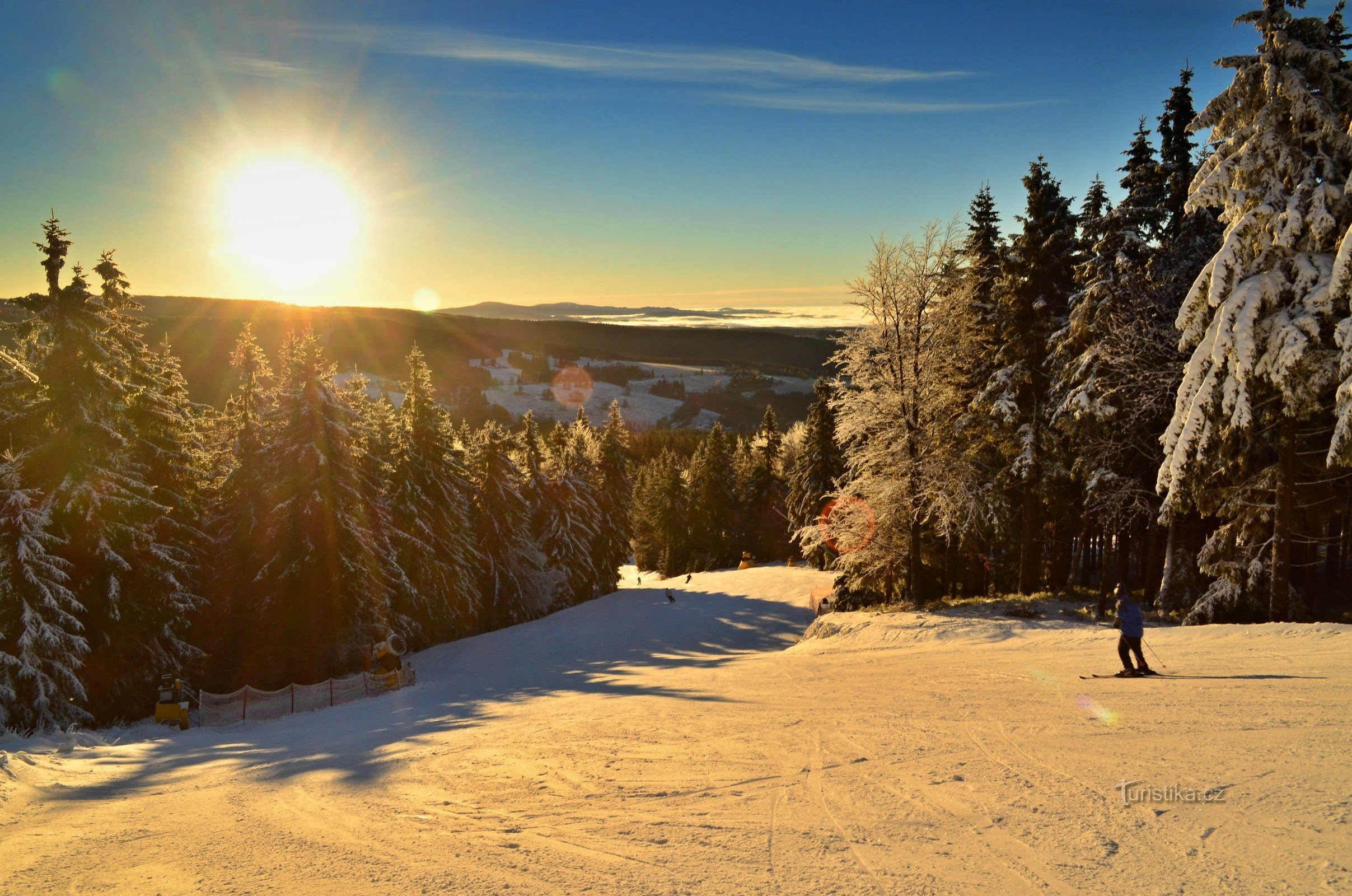 Ski center Říčky in Orlické hory