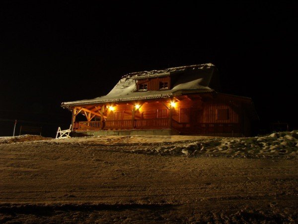 Skipiste in der Nähe von Valassky Hut