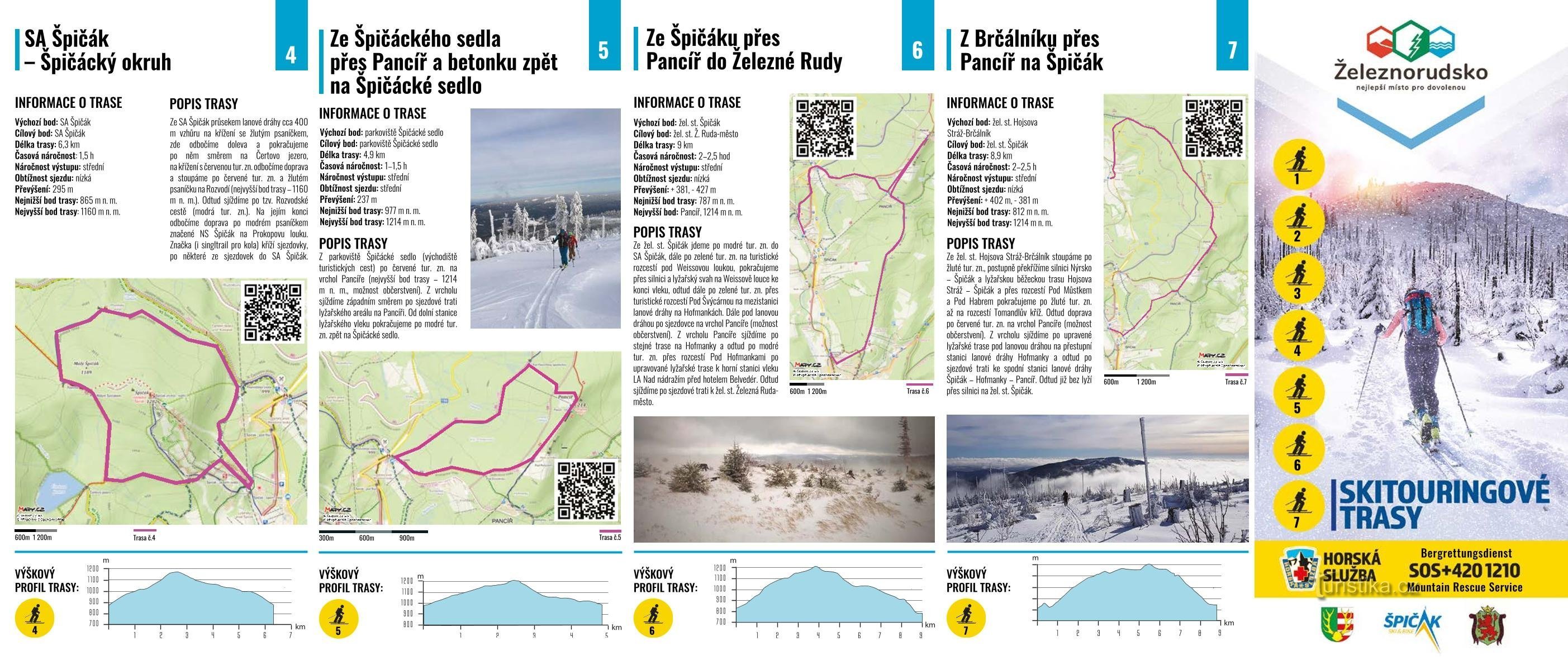 Skibergsteigen rund um Špičák