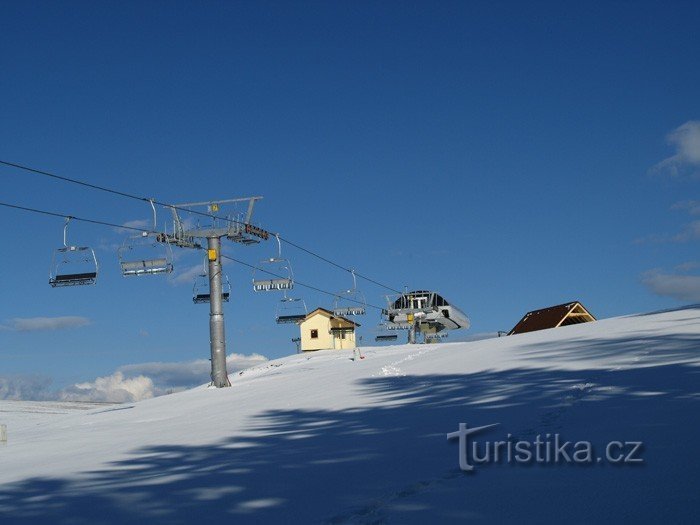 Skigebiet Avalanche in Jeseníky pod Pradědem