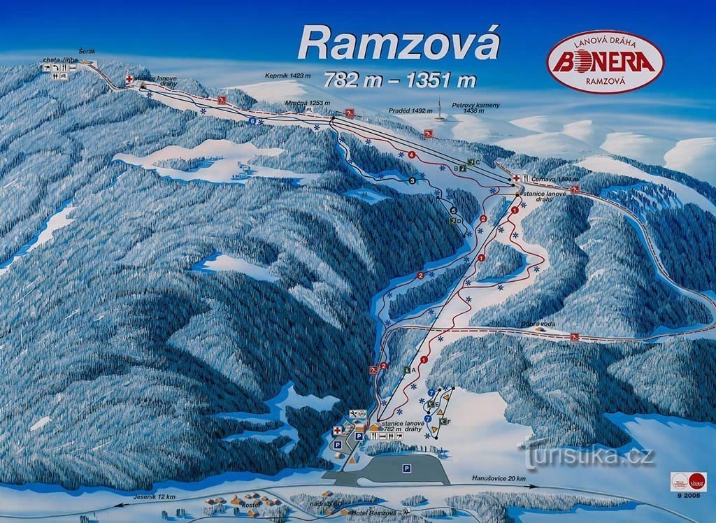 Domaine skiable Bonera Ramzová