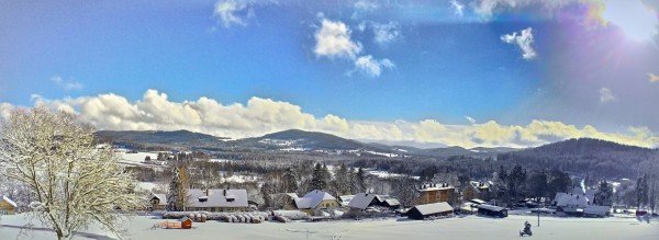 panorama du domaine skiable de strazny