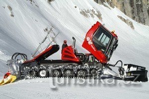 SKIPARK Červená Voda - naśnieżanie skutera śnieżnego