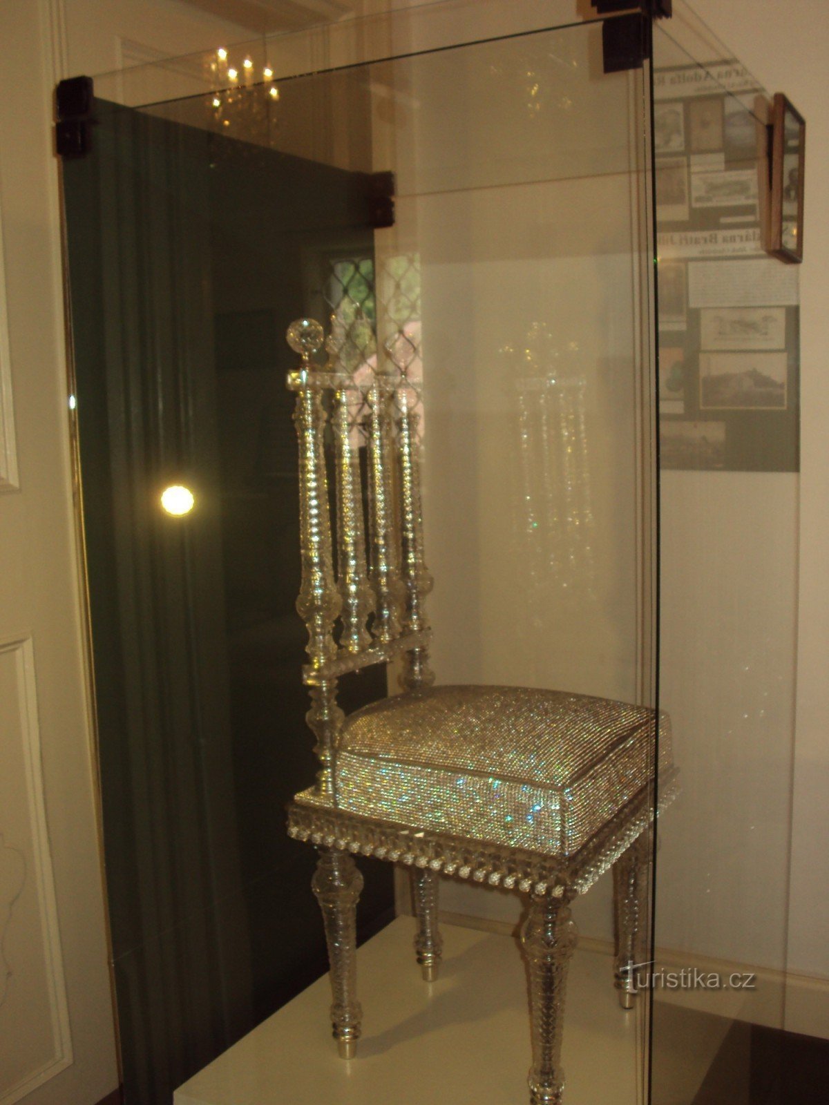 silla de cristal