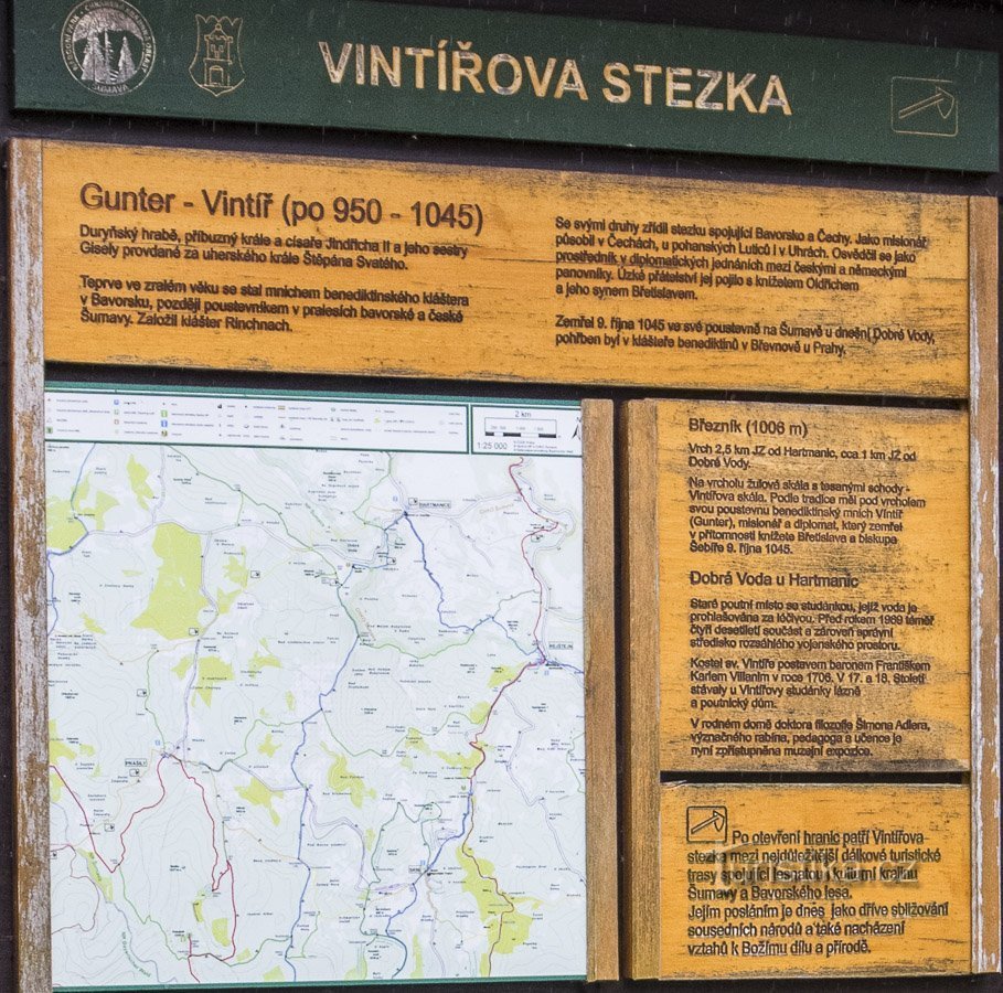 Ett glasmirakel i Dobrá Voda nära Hartmanice