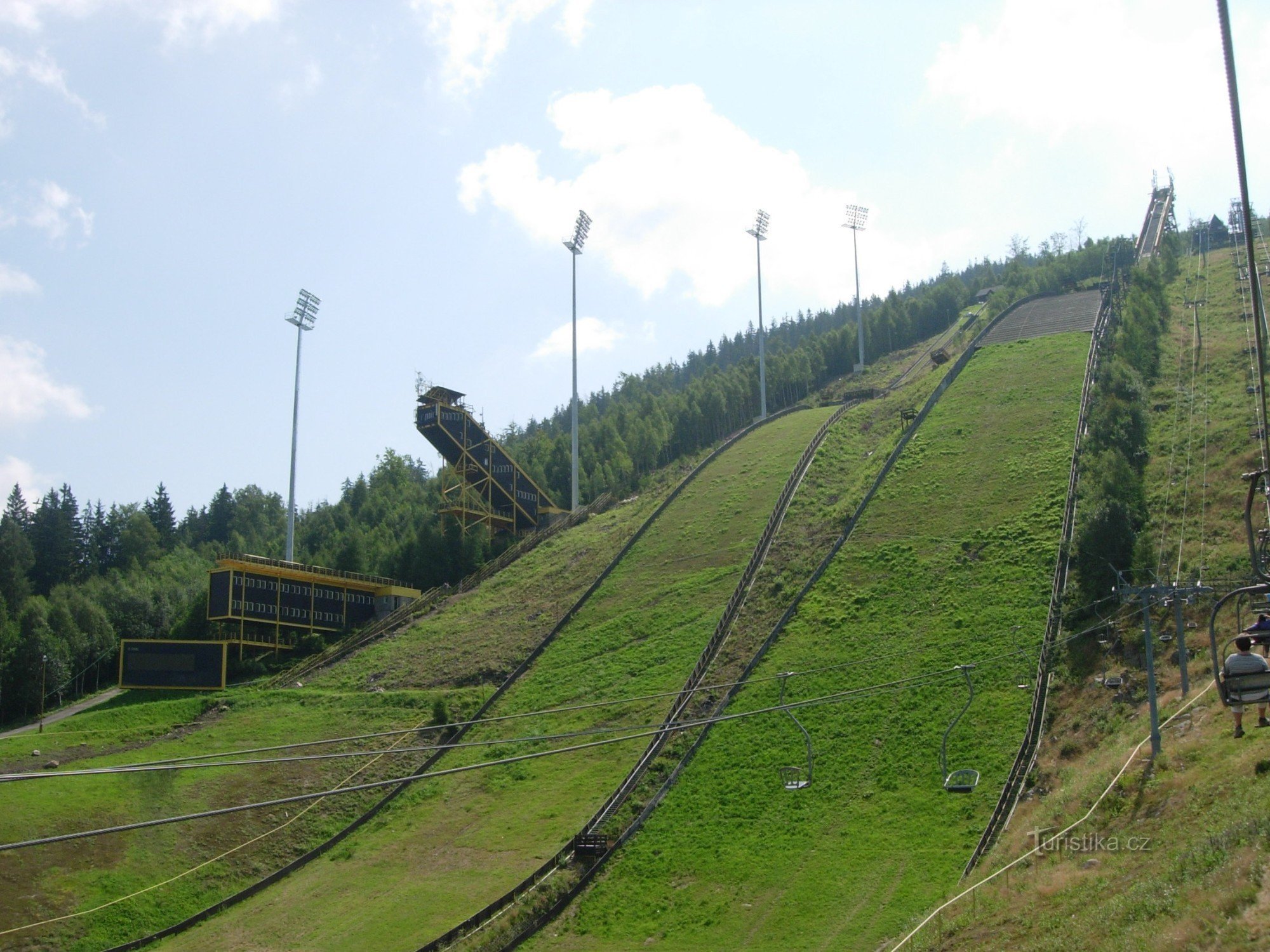 Ski jumps on Čertova hora