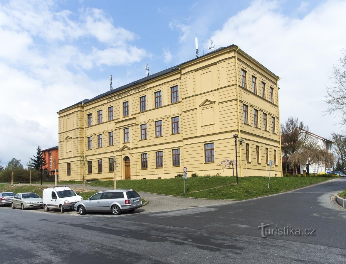 School in vintage kleding