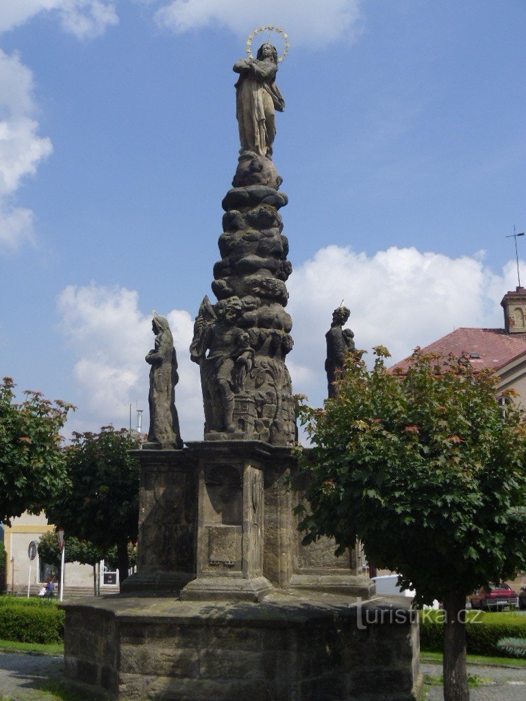 Skuteč - Mariensäule