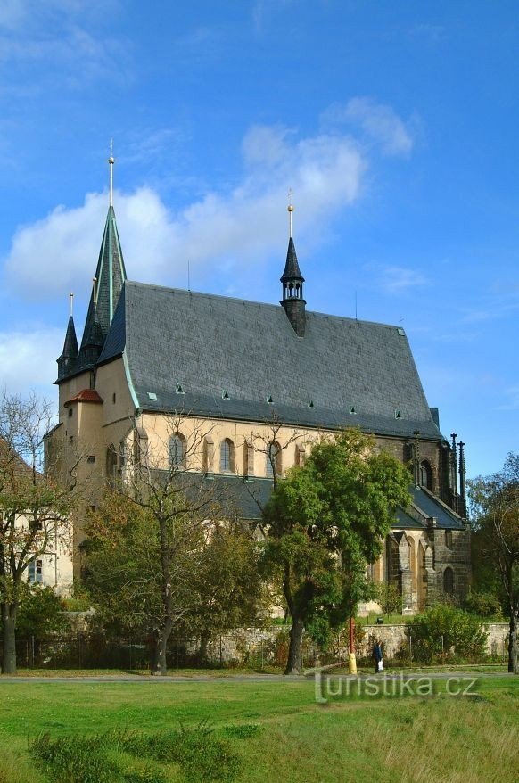 Slaný - Kyrkan St. Gothard