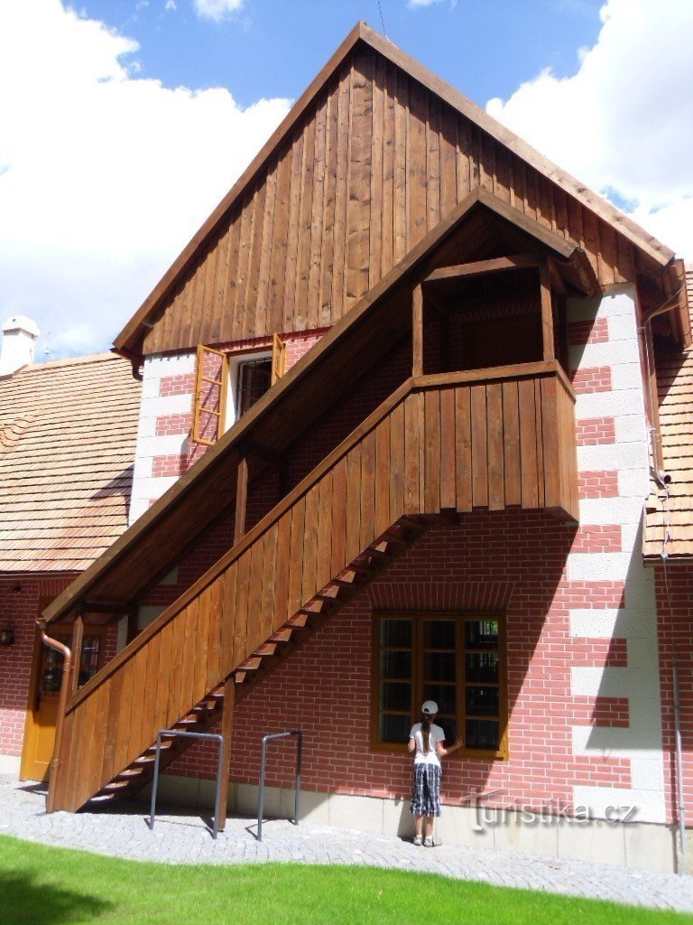 Slatiňany Interactief museum van de oude Kladrubische kraai Švýcárn