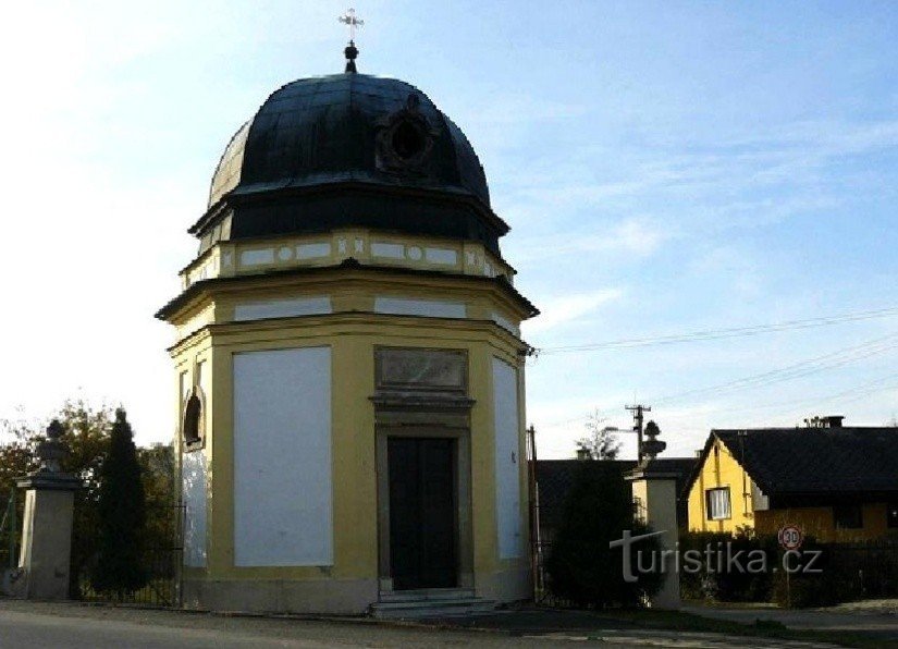 Slavětín (quận CV) - nhà nguyện của St. Cyril và Methodius