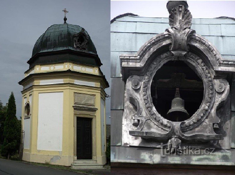 Slavětín (piiri OL) – Pyhän Nikolauksen kappeli. Cyril ja Methodius
