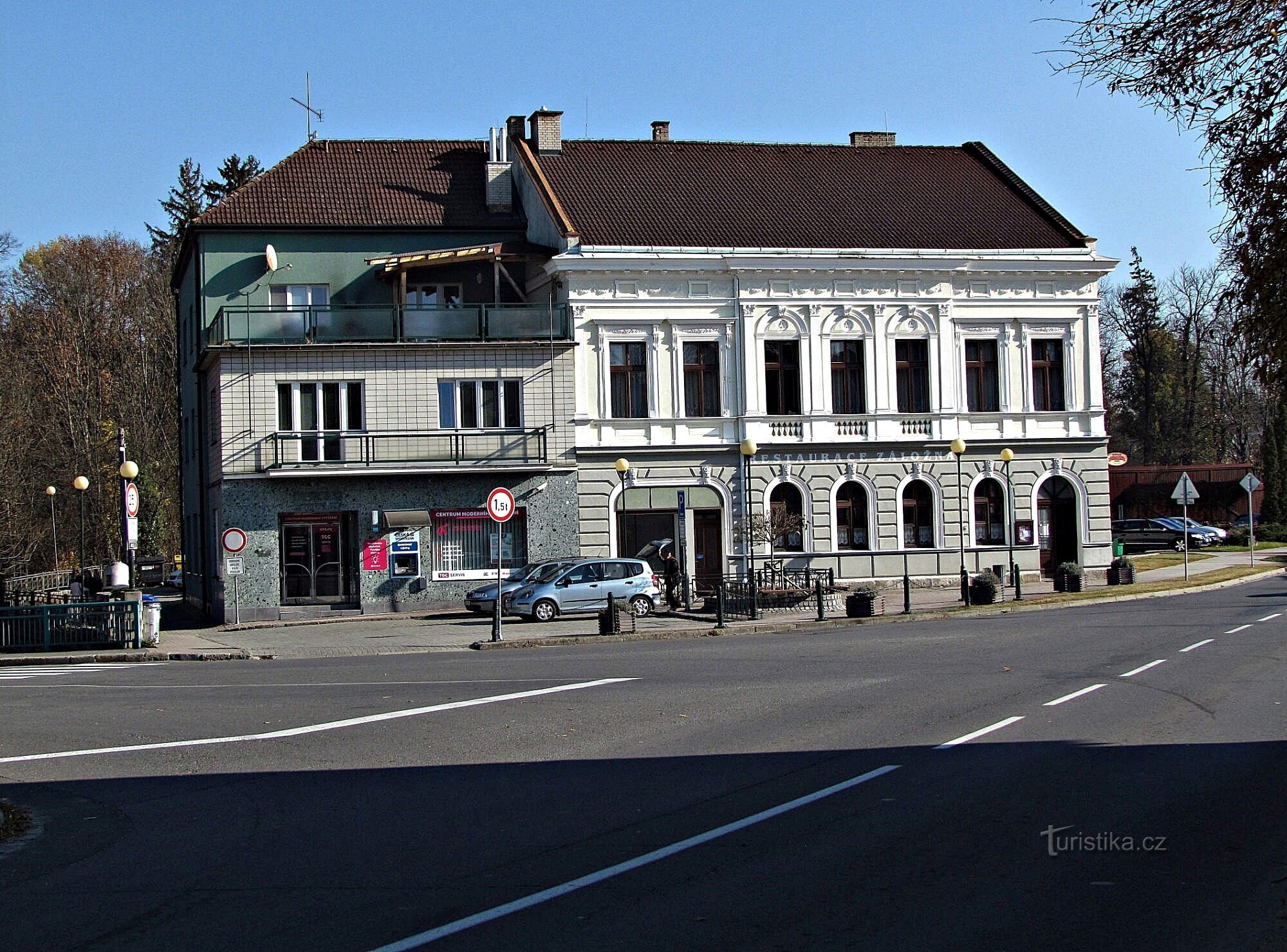 Slavičín - náměstí Mezi Šenky