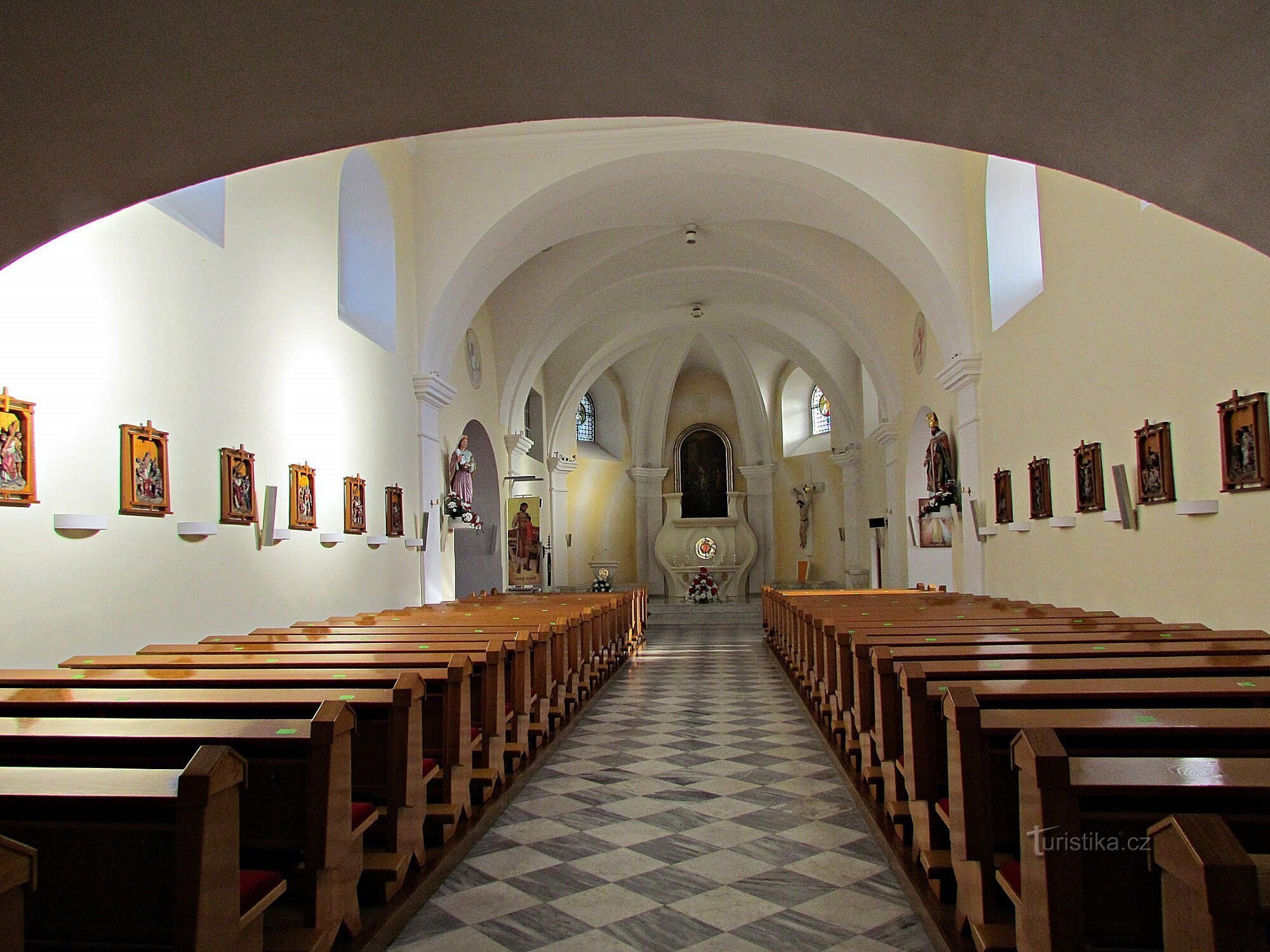 Slavičín-kyrkan St. Vojtěch