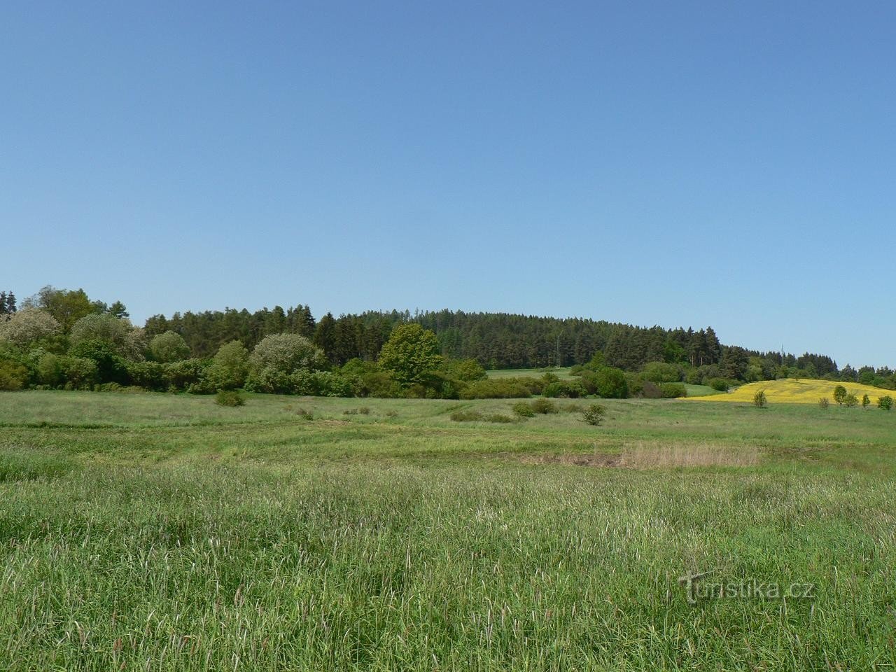 Slavnik, widok od południa