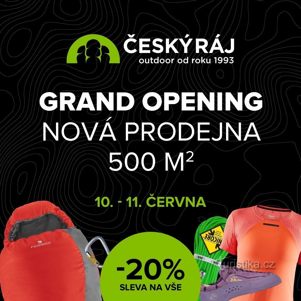 Ceremoniel åbning af den nye Českýráj.com butik