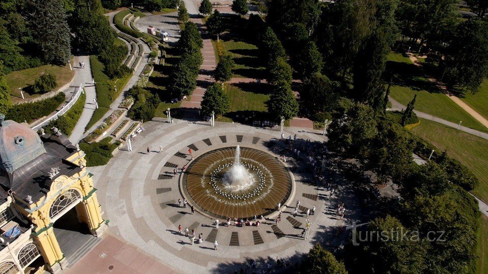 Abertura cerimonial da Fonte do Canto em Mariánské Lázně