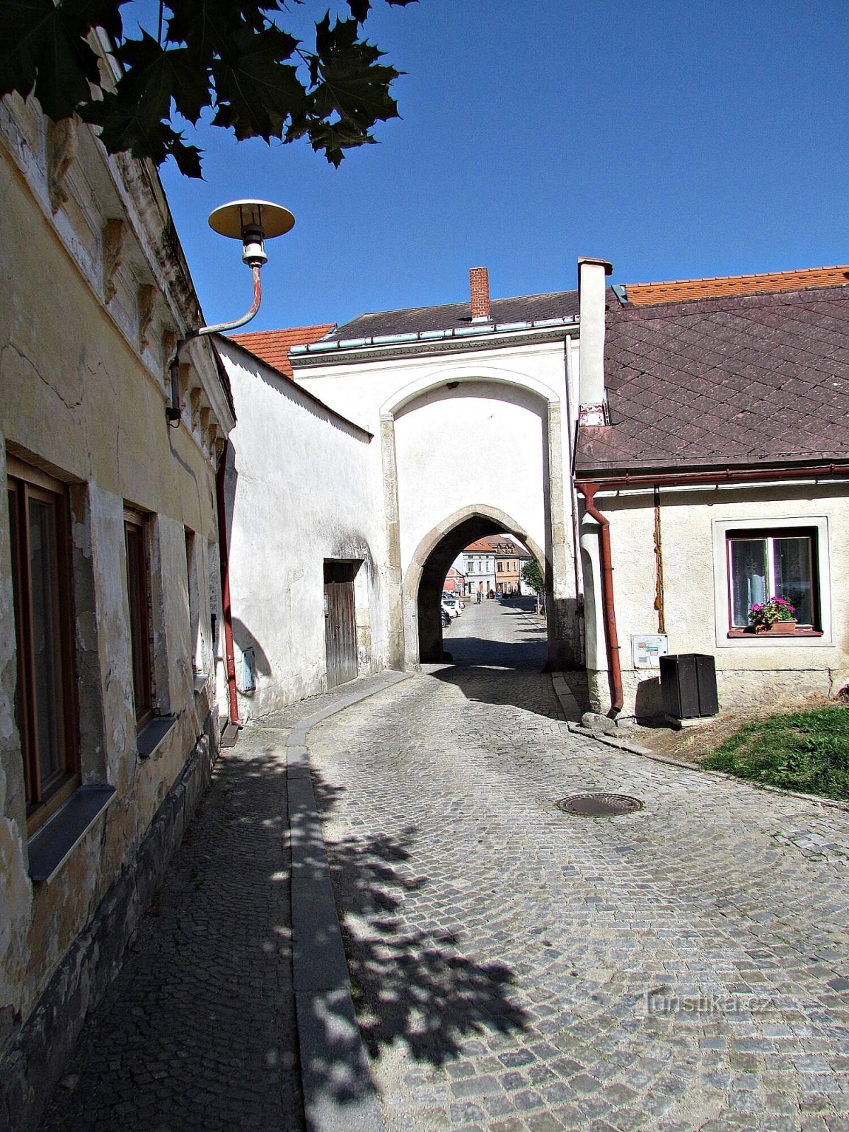 Slavonice - Jemnicka og Dačická gate