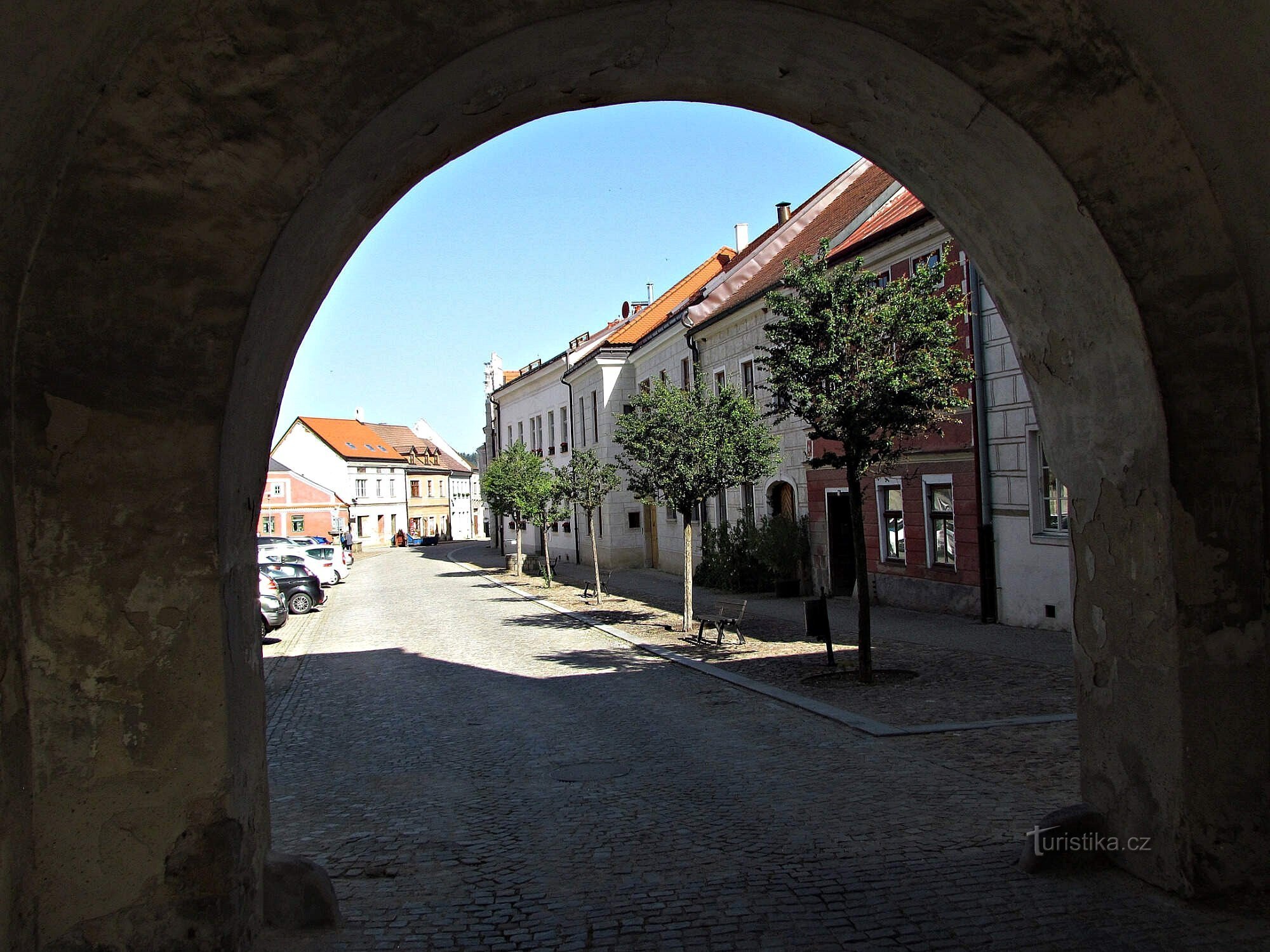 Slavonice - Cổng Jemnicka và Dačická