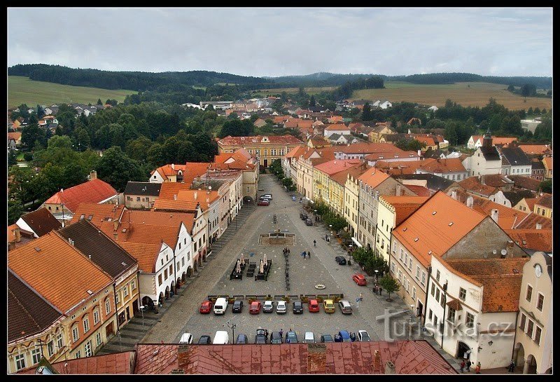 Slavonice - nhìn từ tháp