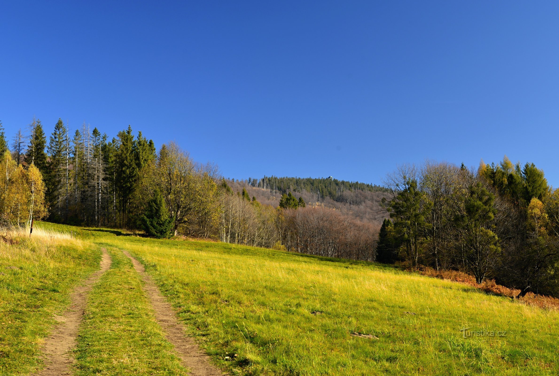 Silesian Beskydy: Velká Čantoryje da trilha que leva de Nýdek