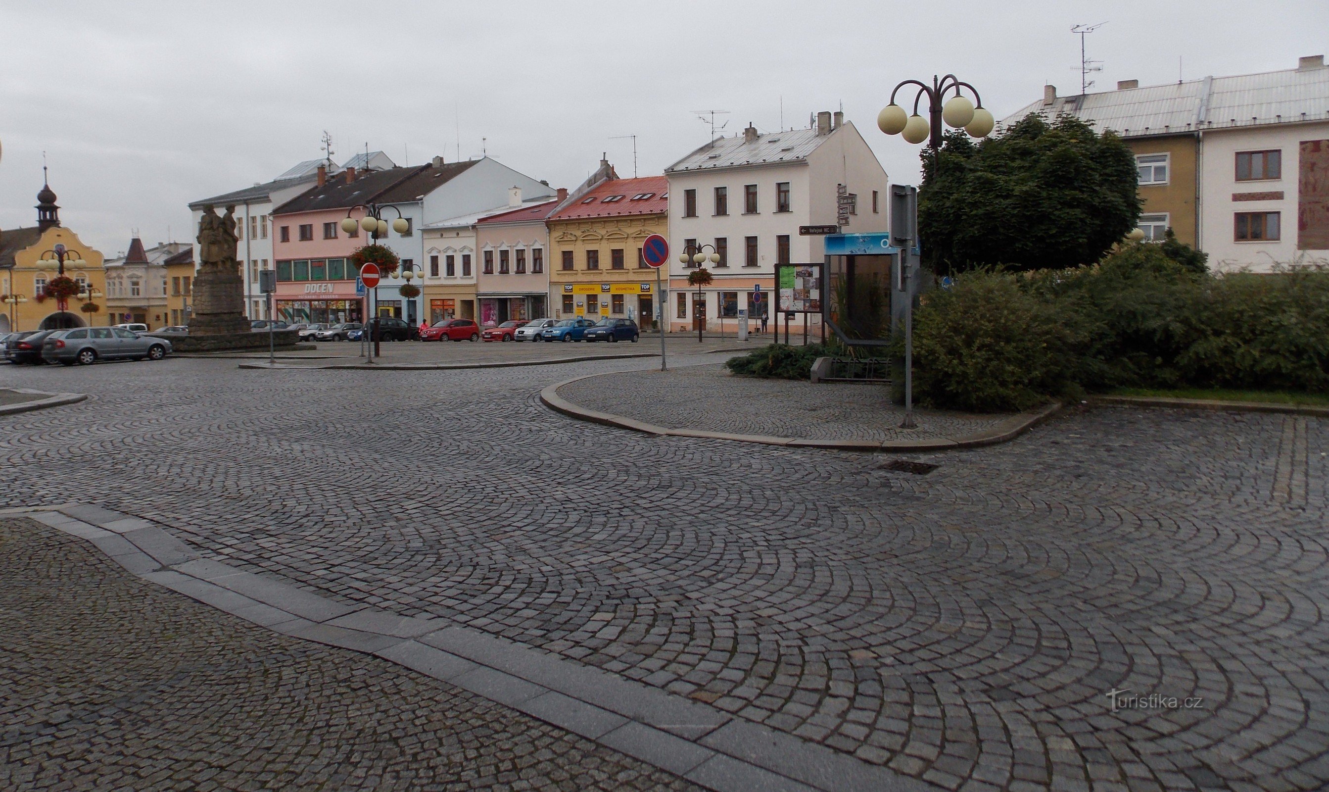 Silezisch plein in Bílovec