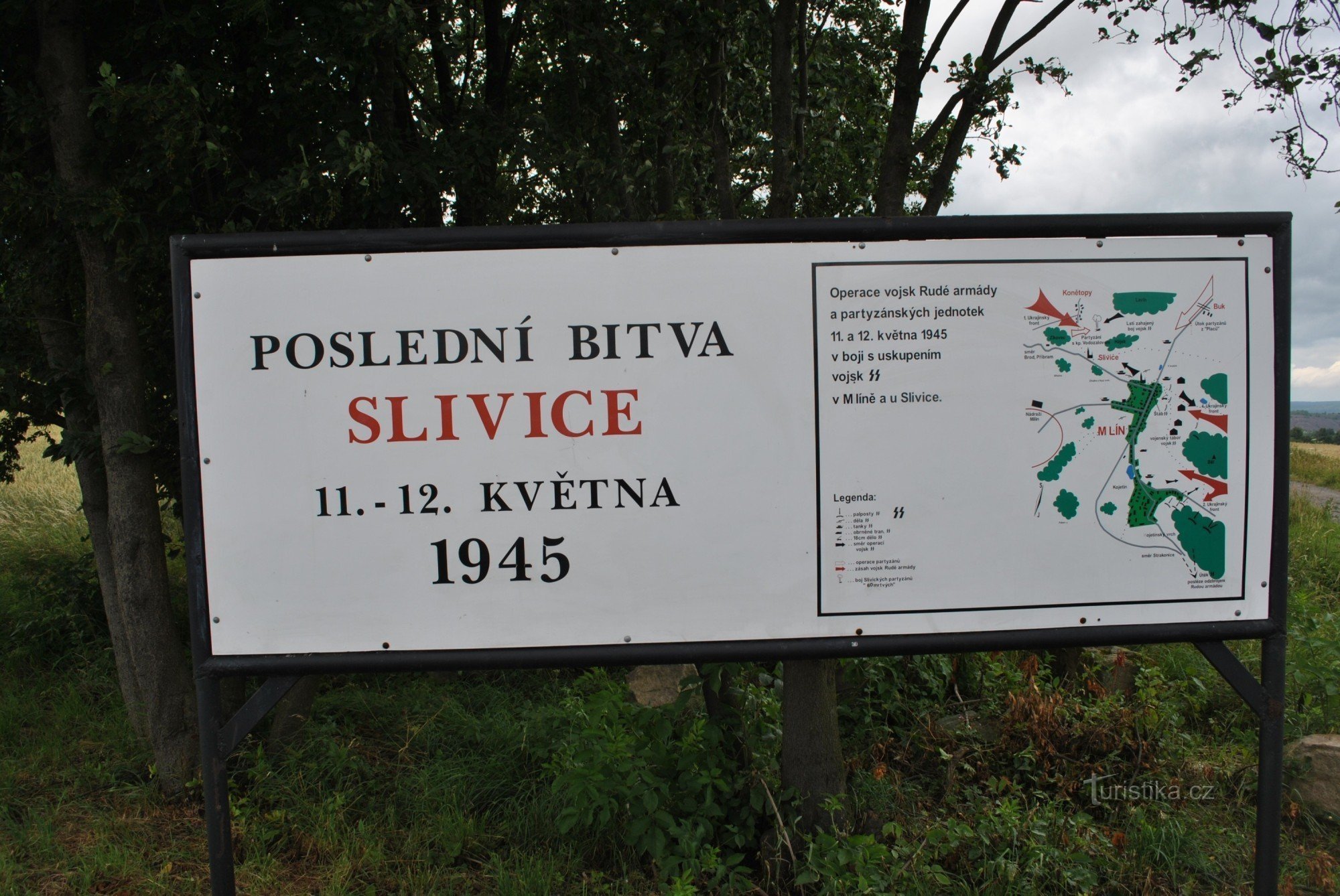 Slivice - Informationstavla