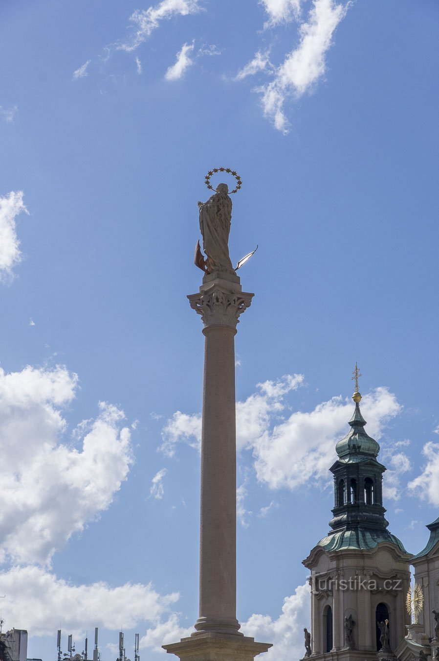 Column with the Virgin Mary