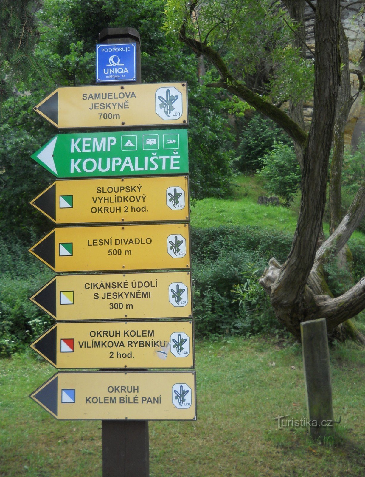 Sloup v Čechách - naučné stezky