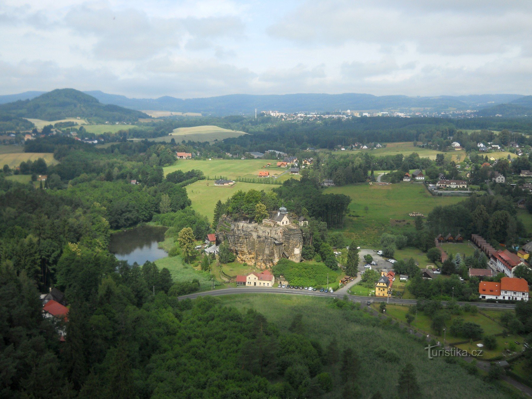 Säule in Böhmen - Aussichtsturm Na Stráž