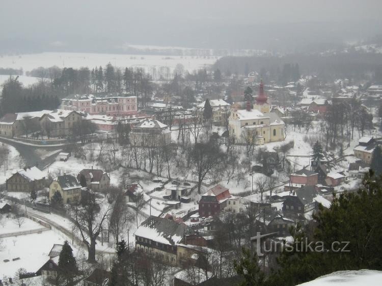 Kolom in de winter