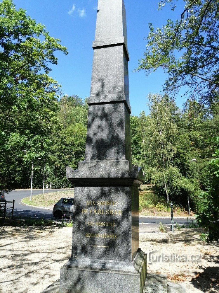 Kolonne af taknemmelige ungarere - Karlovy Vary