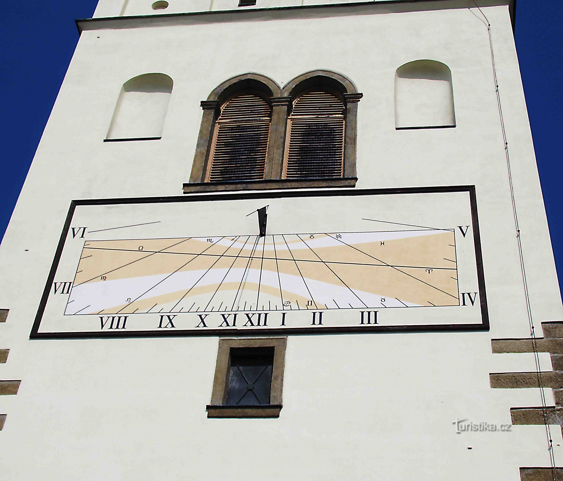 Ηλιακό ρολόι - αξιοθέατο στο Lipník nad Bečvou