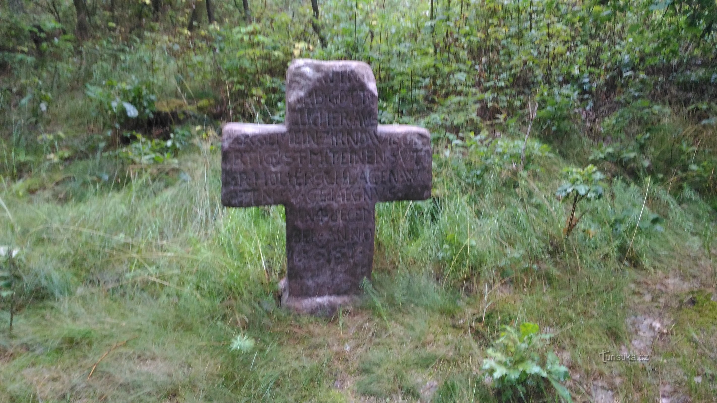 Cross of Peace in Černovice.