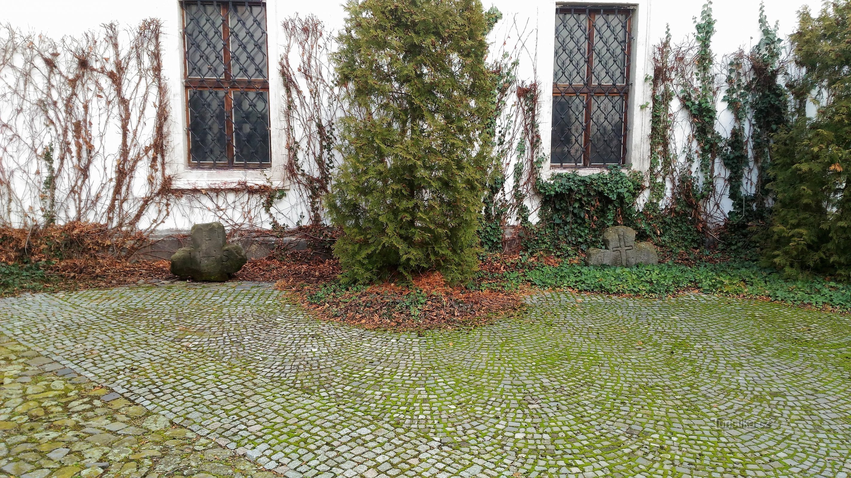 Reconciliation crosses in Česká Lípa.